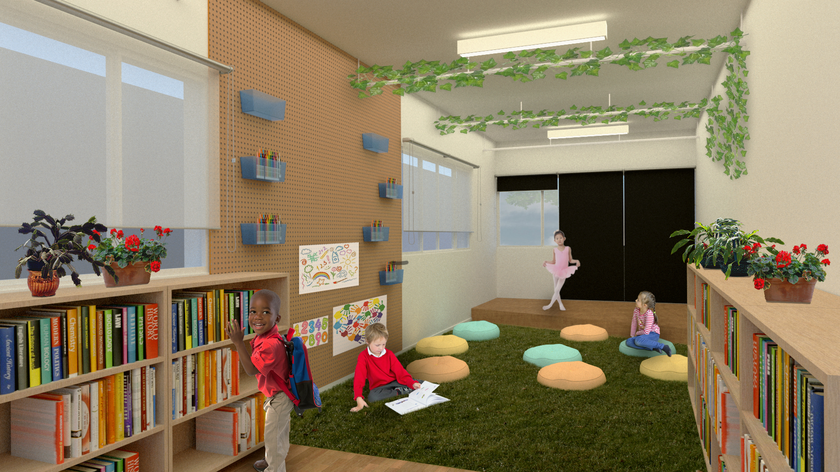 Projeto Minha Sala + Bonita transforma escola em espaço de arte